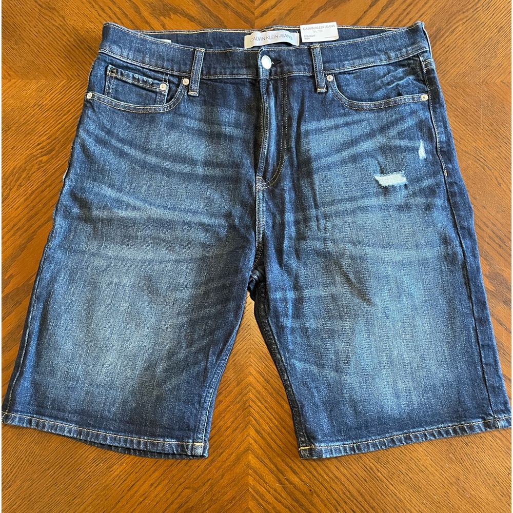 Calvin Klein Jeans Denim Shorts Straight Leg Fit
